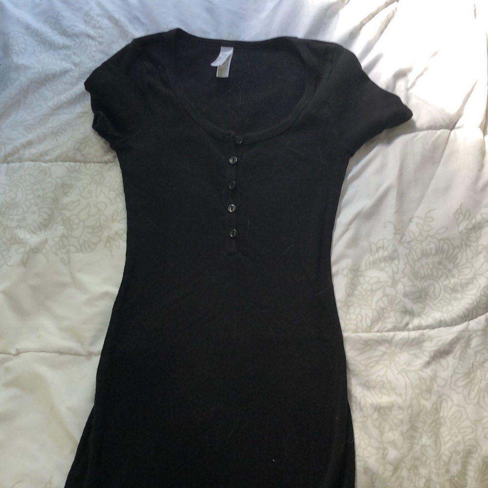 Button up bodycon dress